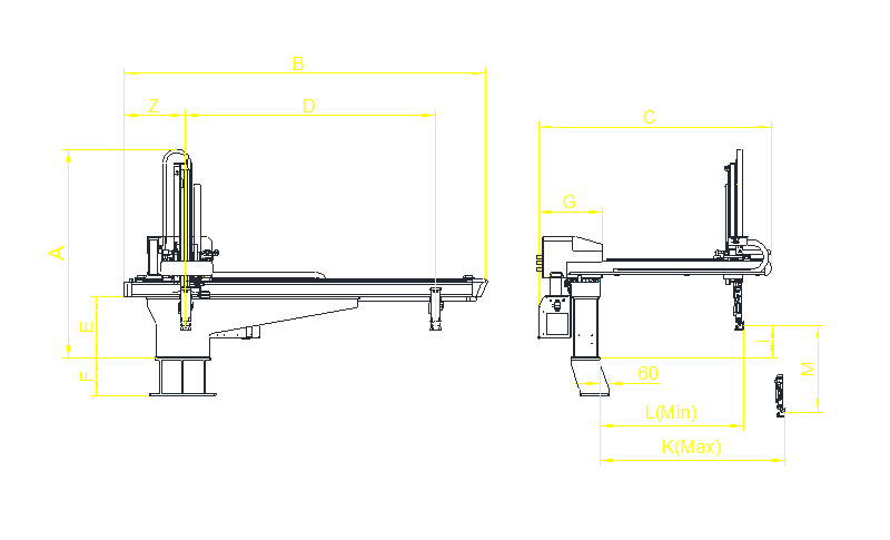 LK Series – 3 Axis High Speed Robot Arm